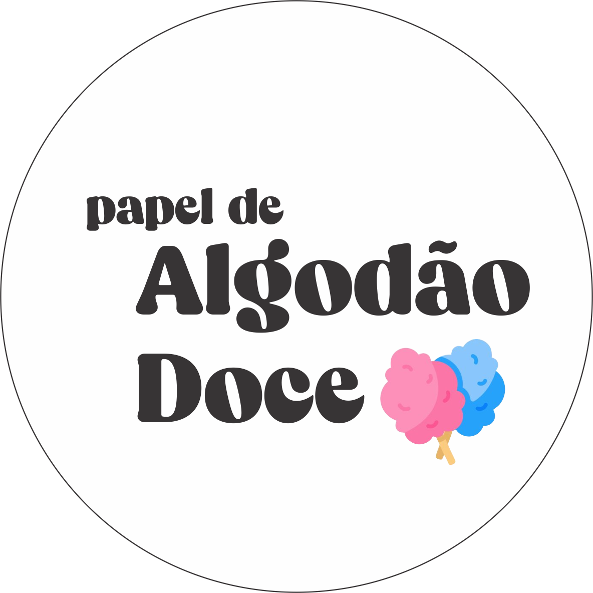 Papel de Algodão Doce